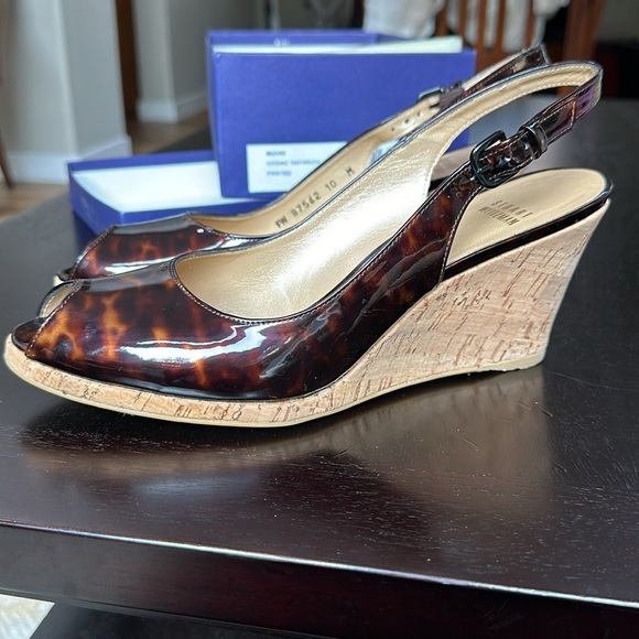 Stuart Weitzman Brown Wedges - Picture 4 of 12